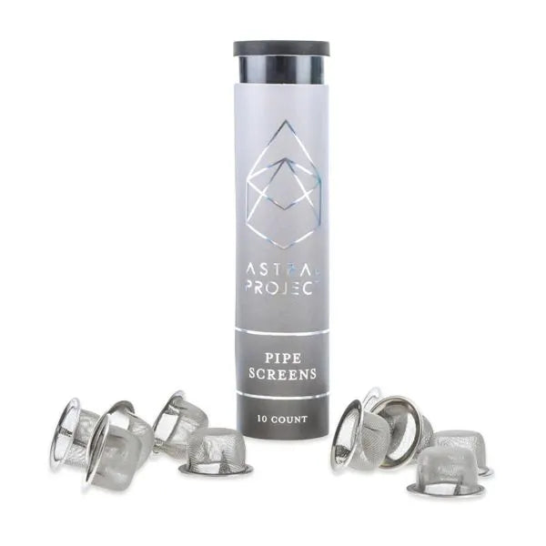 Astral Project Gemstone Pipe Screens - 10 Pack
