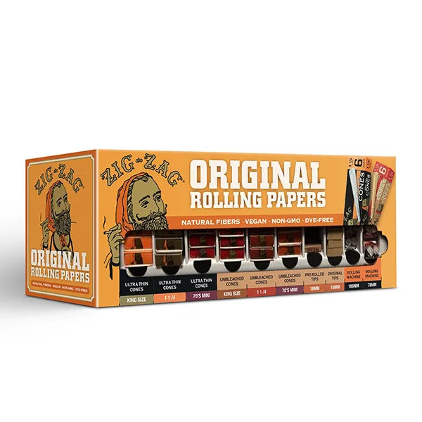 Zig Zag Rolling Papers Bundle Display
