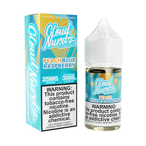Cloud Nurdz TFN SALTS - Peach Blue Raspberry ICED - 30ml