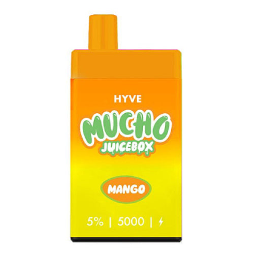 Hyve 5K x MUCHO JuiceBox - Disposable Vape Device - Mango (5 Pack)