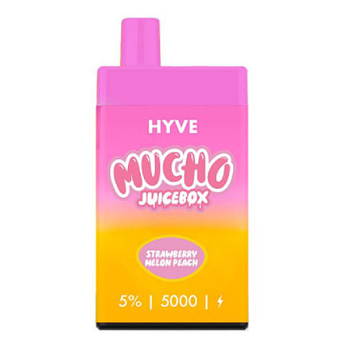 Hyve 5K x MUCHO JuiceBox - Disposable Vape Device - Strawberry Melon Peach (5 Pack)