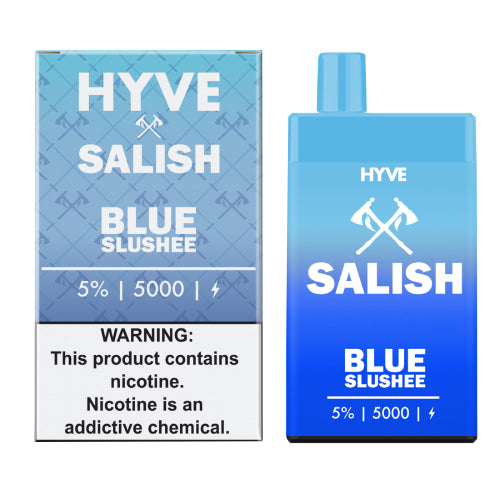 HYVE X Salish 5K - Disposable Vape Device - Blue Slushee (5 Pack)
