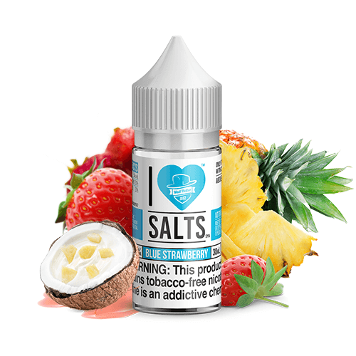 I Love Salts Tobacco-Free Nicotine by Mad Hatter - Blue Strawberry (Pacific Passion) - 30ml
