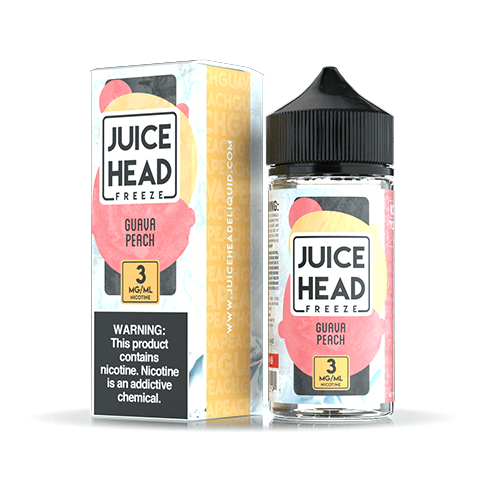 Juice Head Freeze Series - Guava Peach eJuice - 100ml