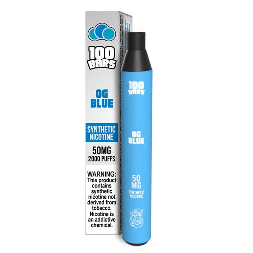 Keep It 100 Bar Synth - Disposable Vape Device - OG Blue - 10 Pack