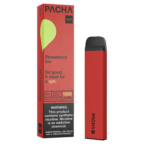 Pacha SYN - Disposable Vape Device - Strawberry Ice -  10 Pack