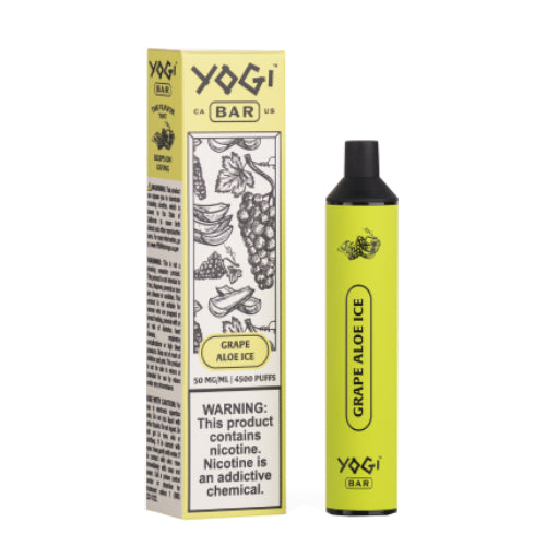 Yogi Bar - Disposable Vape Device - Grape Aloe Ice - 10 Pack