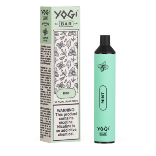 Yogi Bar - Disposable Vape Device - Mint - 10 Pack