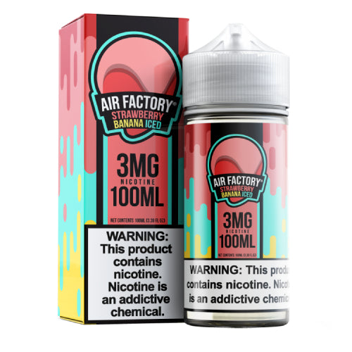 Air Factory eLiquid Synthetic - Strawberry Banana Iced - 100ml