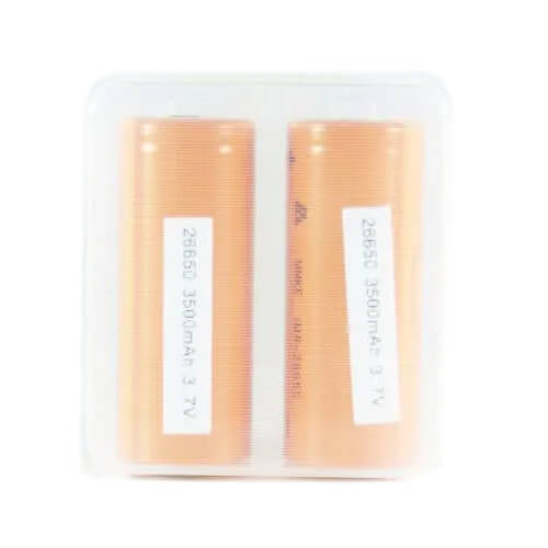 2x - 26650 Battery Clear Case