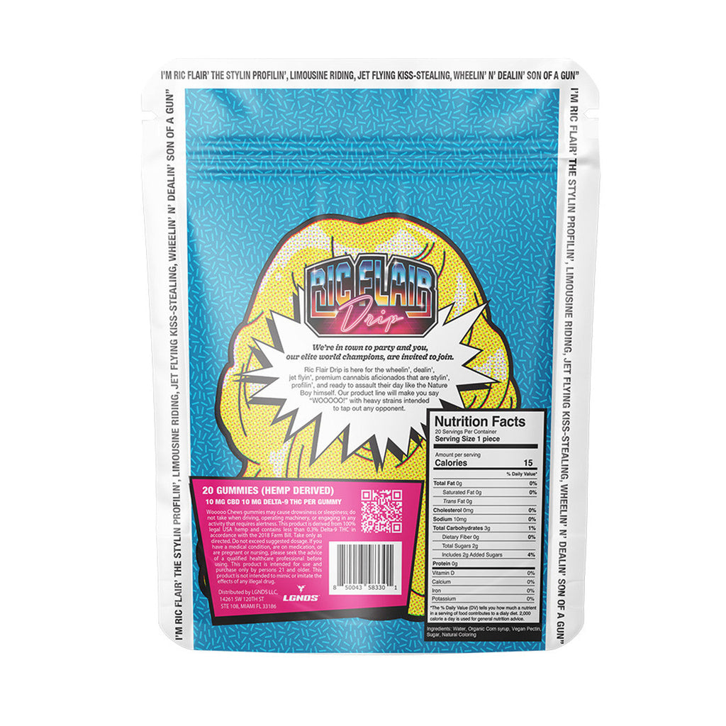 Ric Flair WOOOO! Chews D9 - 20 Count  ADV365