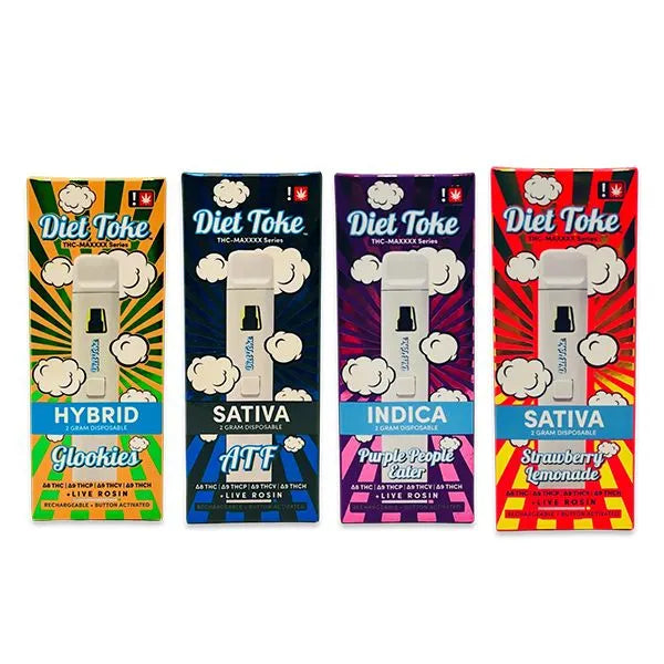 Diet Toke MAX Disposable - 2G - 1 Pack  ADV365