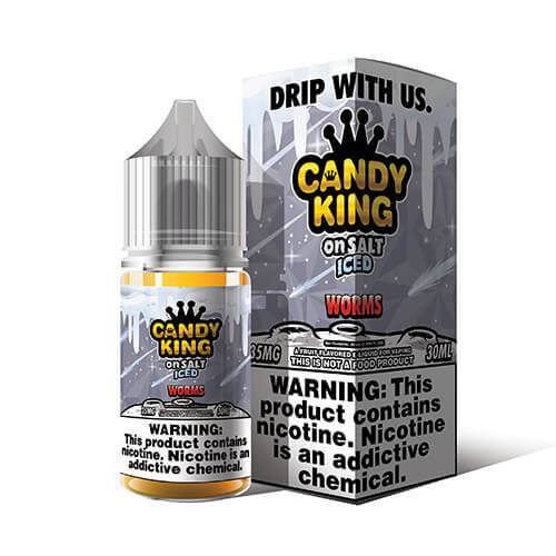 Candy King On Salt Synthetic ICED - Worms - 30ml