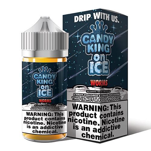 Candy King On Ice eJuice Synthetic - Worms On Ice - 100ml