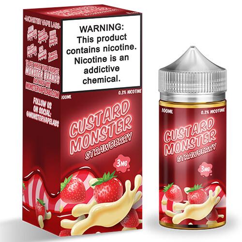 Custard Monster eJuice Synthetic - Strawberry - 100ml
