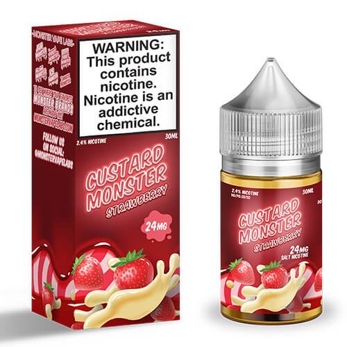 Custard Monster eJuice Synthetic SALT - Strawberry - 30ml