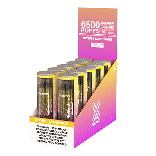 VaporLax Draco - Disposable Vape Device - Mango Dragonfruit (10 Pack)