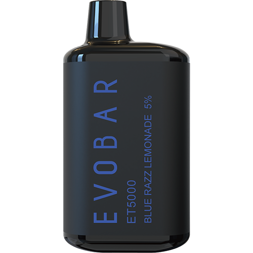 EVOBAR ET5000 Black Edition - Disposable Vape Device - Blue Razz Lemonade (10 Pack)