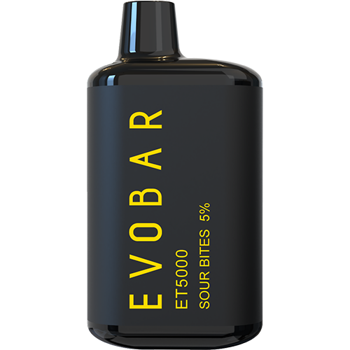 EVOBAR ET5000 Black Edition - Disposable Vape Device - Sour Bites (10 Pack)