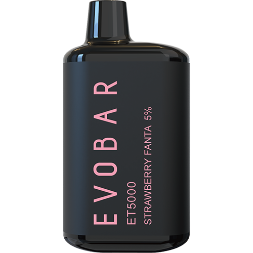EVOBAR ET5000 Black Edition - Disposable Vape Device - Strawberry Fanta (10 Pack)