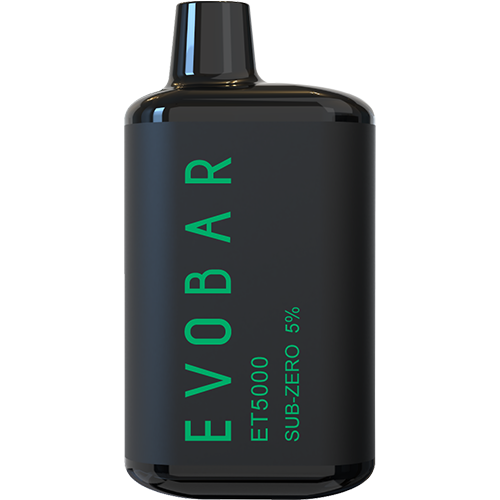 EVOBAR ET5000 Black Edition - Disposable Vape Device - Sub-Zero (10 Pack)
