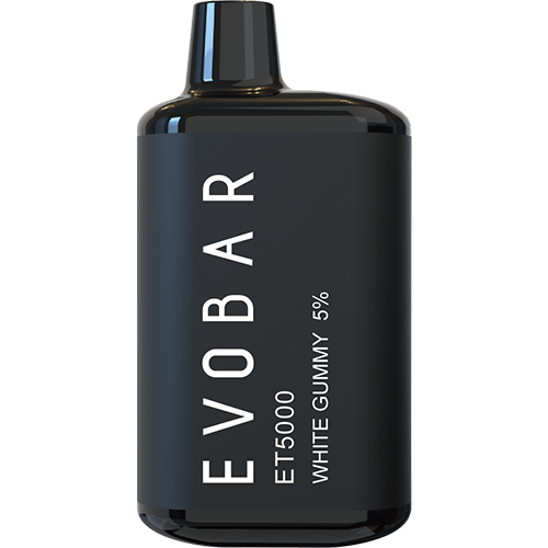 EVOBAR ET5000 Black Edition - Disposable Vape Device - White Gummy (10 Pack)