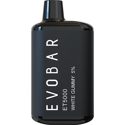 EVOBAR ET5000 Black Edition - Disposable Vape Device - White Gummy (10   ADV365