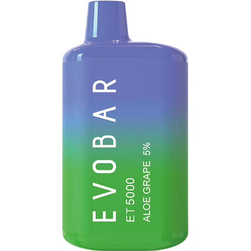 EVOBAR ET5000 - Disposable Vape Device - Aloe Grape (10 Pack)
