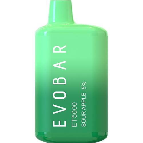 EVOBAR ET5000 - Disposable Vape Device - Sour Apple (10 Pack)