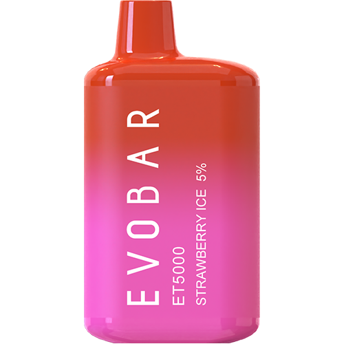 EVOBAR ET5000 - Disposable Vape Device - Strawberry Ice (10 Pack) ADV365 EVOBAR ET5000 - Disposable Vape Device - Strawberry Ice (10 Pack) ADV365