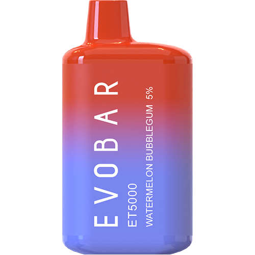 EVOBAR ET5000 - Disposable Vape Device - Watermelon Bubble Gum (10 Pac ADV365 EVOBAR ET5000 - Disposable Vape Device - Watermelon Bubble Gum (10 Pac ADV365