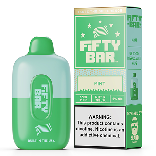 Fifty Bar - Disposable Vape Device - Mint (10 Pack)