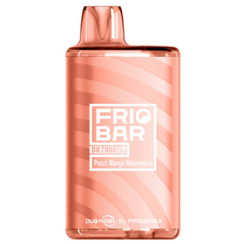 peach mango watermelon vape juice Friobar DB7000 by FreeMax - Disposable Device Size:5 Pack Fruity Hawaii Flum Float Smokeless Distro Shop Watermelon Ice Christmas
