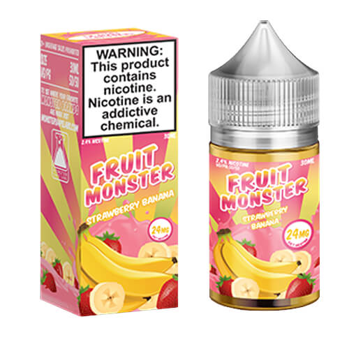 Fruit Monster eJuice Synthetic SALT - Strawberry Banana - 30ml
