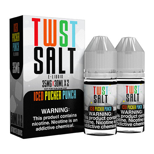 Fruit Twist E-Liquids - ICED Pucker Punch TWST SALT - Twin Pack