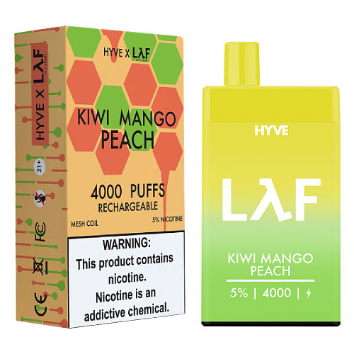 Hyve 4K NTN x Laf - Disposable Vape Device - Kiwi Mango Peach