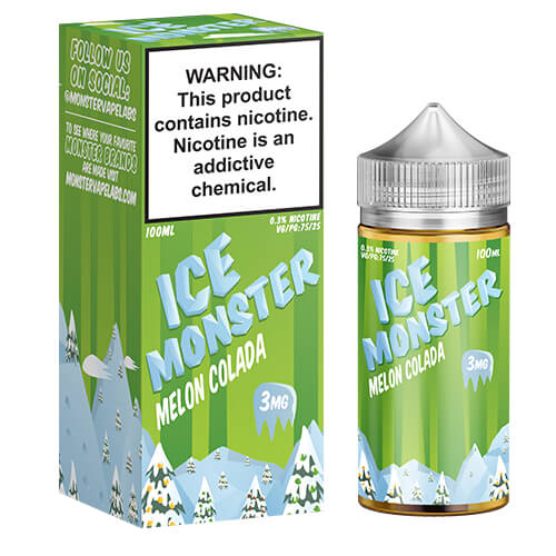 Jam Monster eJuice - Melon Colada Ice Vape Juice 0mg