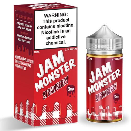 Jam Monster eJuice Synthetic - Strawberry - 100ml