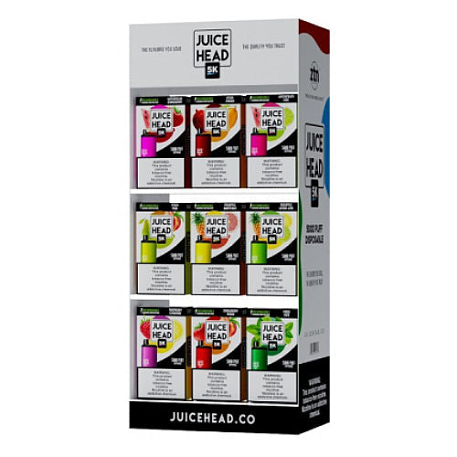 vapes where you can see the juice Head 5K - Product Display Milkshake Color:B-Coral STLTH x GEEK BAR