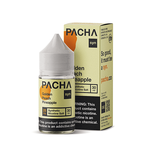 Pacha SYN Salt - Golden Peach Pineapple - 30mL