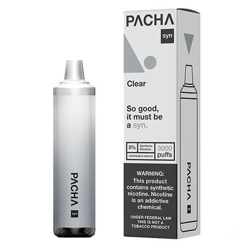 Pacha SYN - Disposable Vape Device - Clear - 10 Pack ADV365 Pacha SYN - Disposable Vape Device - Clear - 10 Pack ADV365