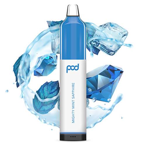 Pod Mesh - Disposable Vape Device - Mighty Mint Sapphire - 10 Pack ADV365 Pod Mesh - Disposable Vape Device - Mighty Mint Sapphire - 10 Pack ADV365