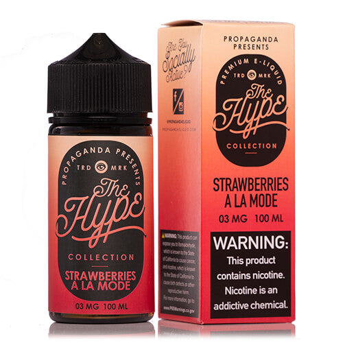 The Hype Synth - Strawberries A'La Mode - 100mL