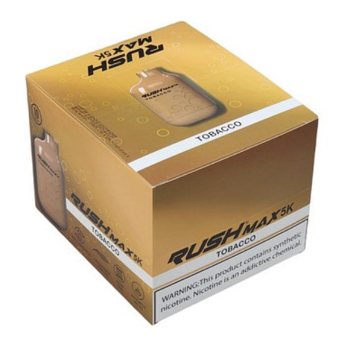 Rush MAX 5k Disposable Vape Device Tobacco (10 Pack)
