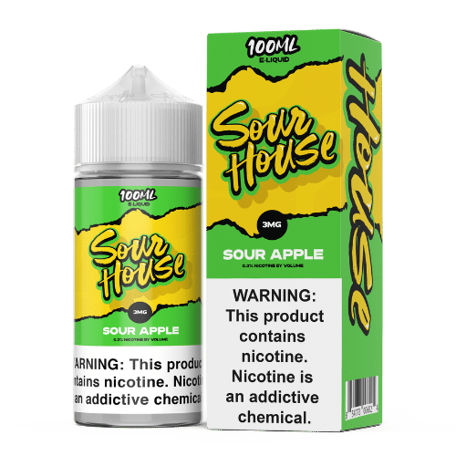 Sour House E-Liquid - Sour Apple - 100ml