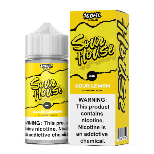 Sour House E-Liquid - Sour Lemon - 100ml