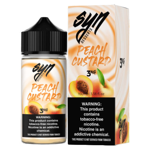 Syn E-Liquids - Peach Custard - 100ml