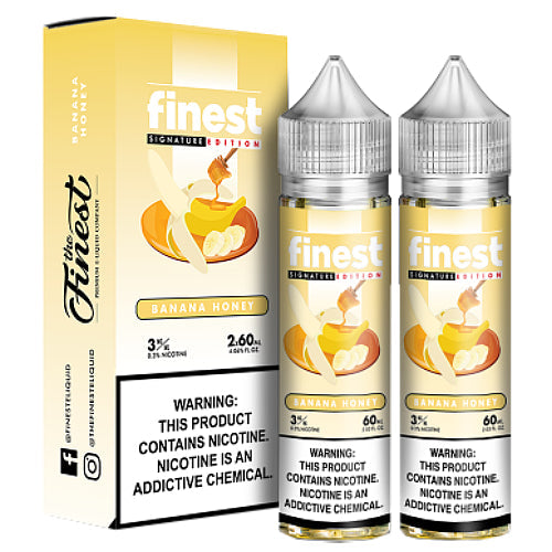 The Finest E-Liquid Synthetic - Banana Honey - 2x60ml