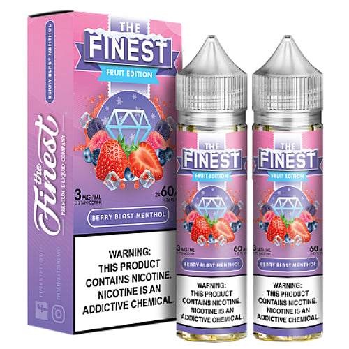 The Finest E-Liquid Synthetic - Berry Blast Menthol - 2x60ml