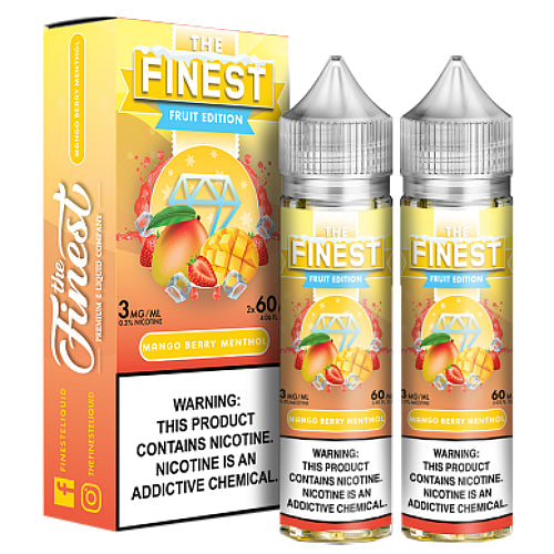 The Finest E-Liquid Synthetic - Mango Berry Menthol - 2x60ml